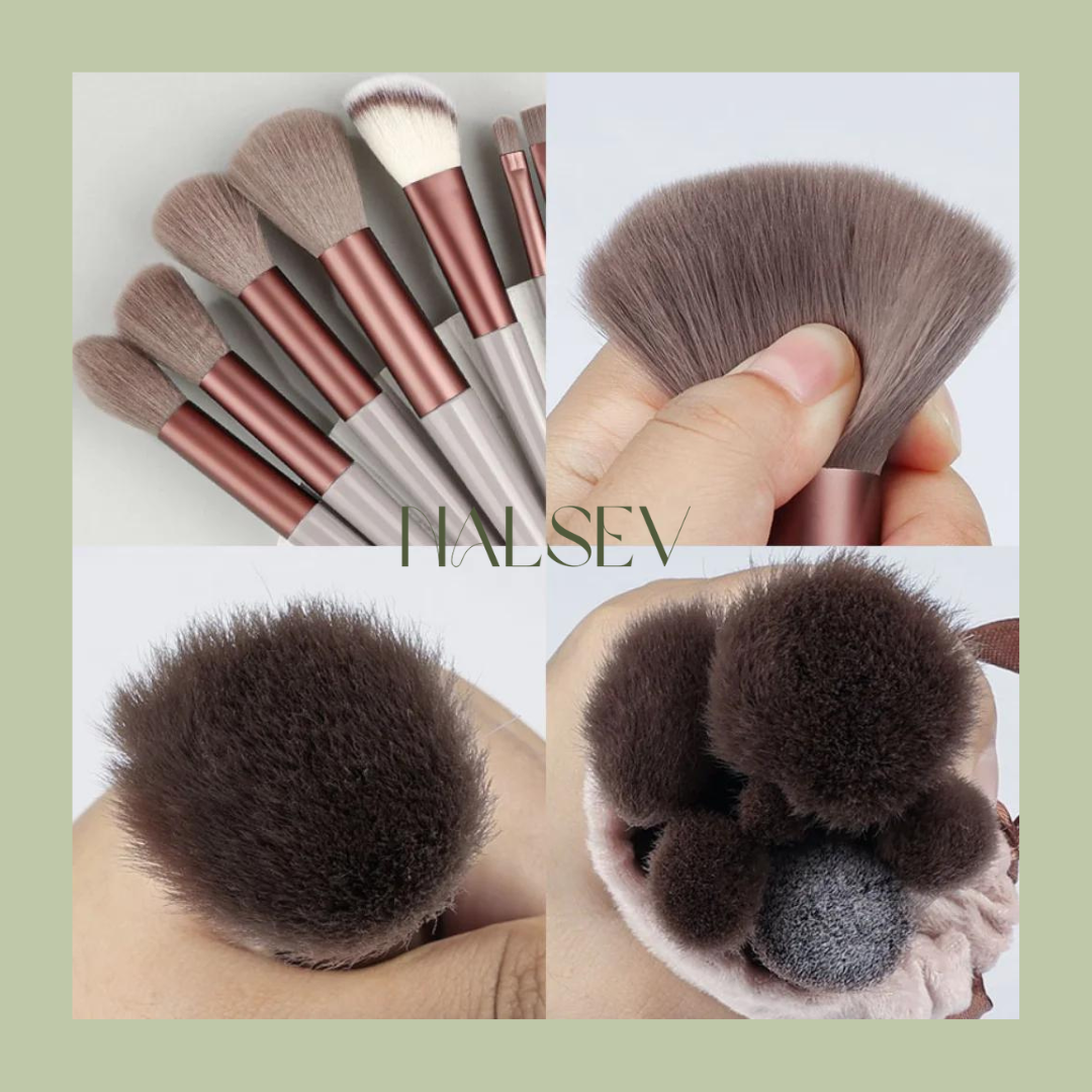 NALSEV PINCEAUX DE MAQUILLAGE  - 13Pcs Makeup Brush Set Make