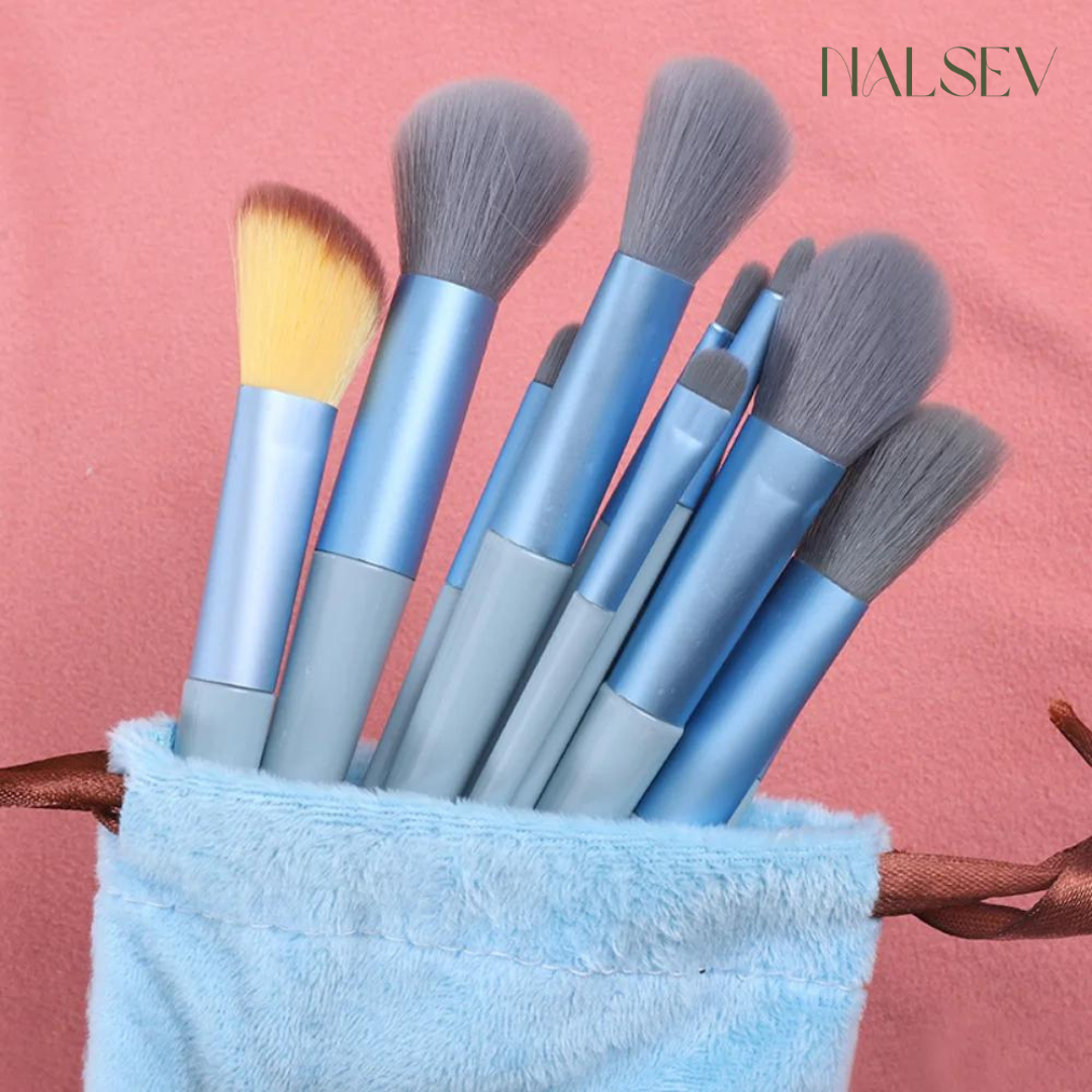 NALSEV PINCEAUX DE MAQUILLAGE  - 13Pcs Makeup Brush Set Make