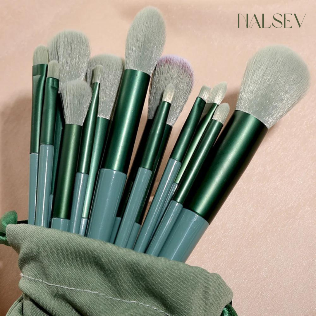 NALSEV PINCEAUX DE MAQUILLAGE  - 13Pcs Makeup Brush Set Make