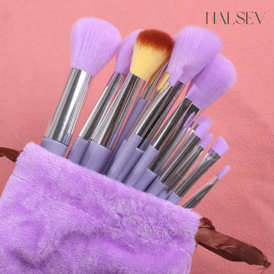 NALSEV PINCEAUX DE MAQUILLAGE  - 13Pcs Makeup Brush Set Make