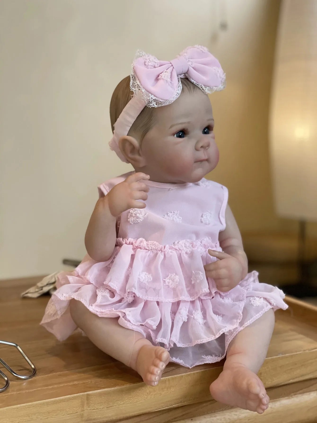 NALSEV Reborn Baby Bettie – Poupée Réaliste de 50 cm avec Accessoires