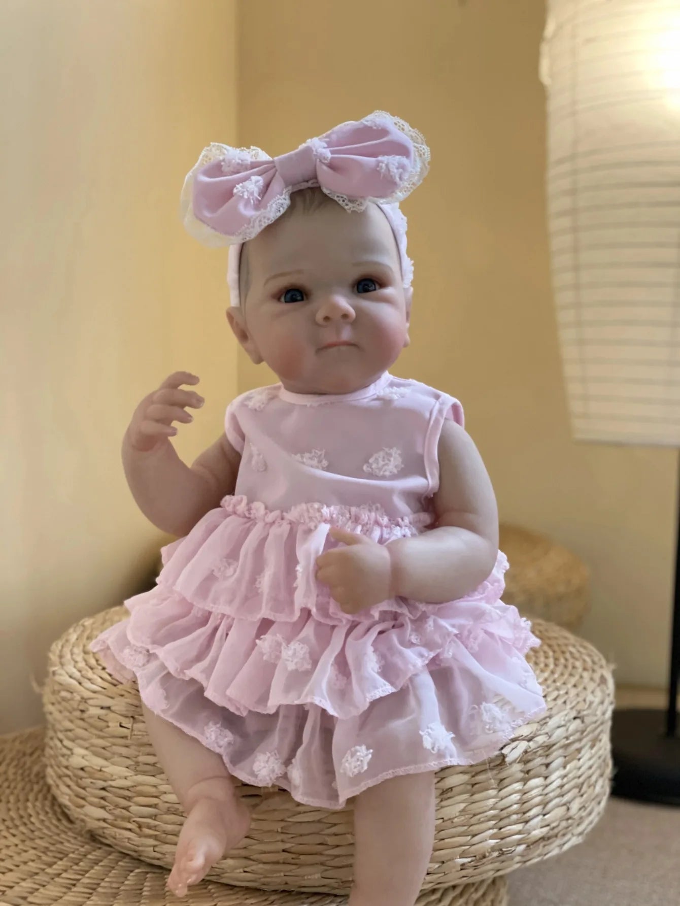 NALSEV Reborn Baby Bettie – Poupée Réaliste de 50 cm avec Accessoires