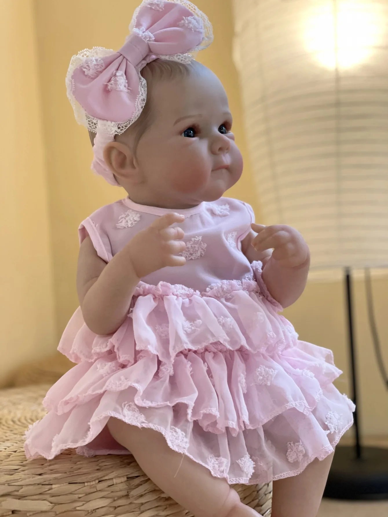 NALSEV Reborn Baby Bettie – Poupée Réaliste de 50 cm avec Accessoires